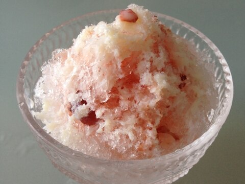 イチゴジャムで簡単！かき氷いちごシロップ！